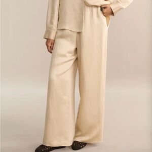 Jenni Kayne Summer Demi Pant size Small Oatmeal